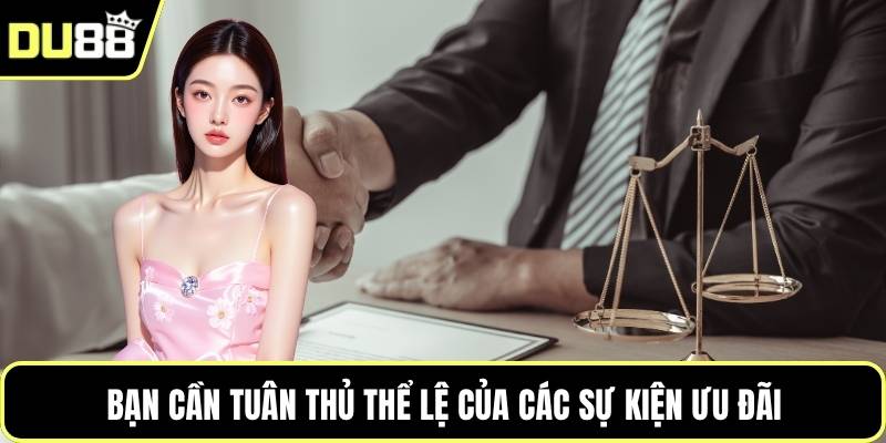 Bạn cần tuân thủ thể lệ của các sự kiện ưu đãi